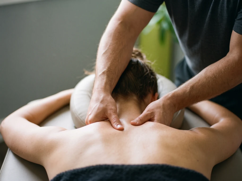 Neck and shoulder massage